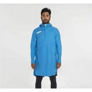Hoka One Unisex Ultralight Vibrant Blue Windbreaker Anorak